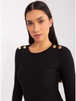 Sukienka RV SK model 19077467 czarny - FPrice Sukienka RV SK model 19077467 czarny - FPrice