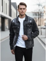 Kurtka męska szara model 22022502 - FashionStreet Kurtka męska szara model 22022502 - FashionStreet