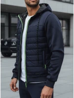 Kurtka męska przejściowa pikowana granatowa model 22007514 - FashionStreet