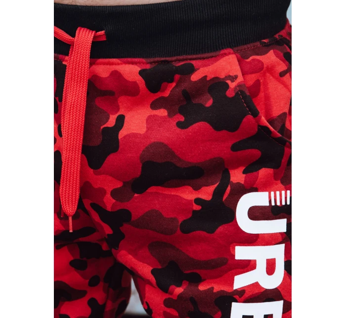 Pánské tepláky s potiskem moro červené Dstreet model 21980070 - FashionStreet