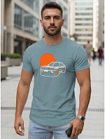 Pánske tričko s potlačou auta FashionStreet NX5091R