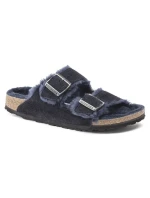 Birkenstock Arizona VL Shearling Midnight Insulated Žabky Suede Leather Narrow (1020583)