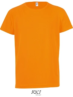 SOL'S Sporty Kids Dětské raglánové sportovní tričko model 22524653 neon orange