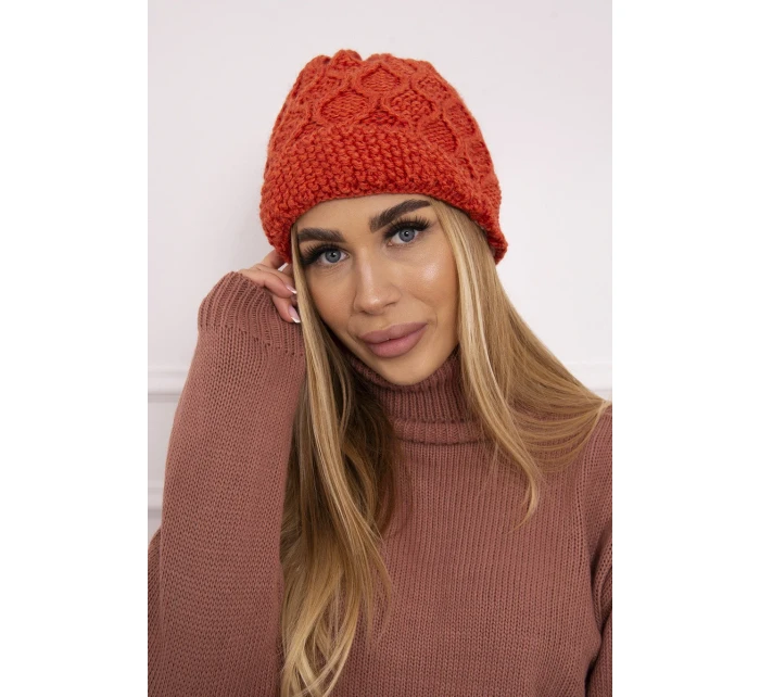 Roma fleecová čepice červená model 18749865 - K-Fashion