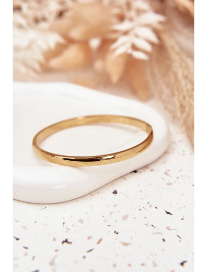 Hladký náramek z chirurgické oceli zlatý Hladký náramek z chirurgické oceli zlatý