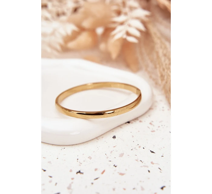 Hladký náramek z chirurgické oceli zlatý Hladký náramek z chirurgické oceli zlatý