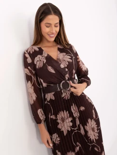 Sukienka IT SK model 21488843 brązowy - FPrice