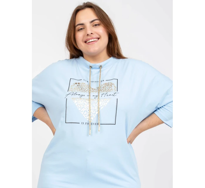 Halenka RV BZ model 17428173 světle modrá - FPrice Halenka RV BZ model 17428173 světle modrá - FPrice