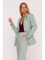 model 21295972 Blejzr se stahovacím pasem mátový - Moe