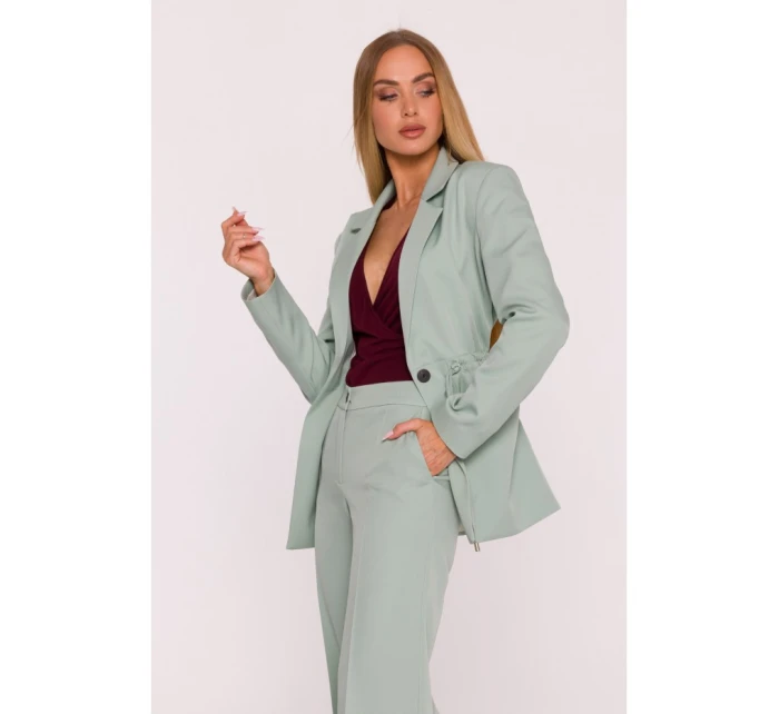 model 21295972 Blejzr se stahovacím pasem mátový - Moe