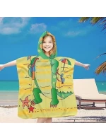 PončoBavlnené svetové detské plážové pončo s kapucňou 60x60 PončoBavlnené svetové detské plážové pončo s kapucňou 60x60