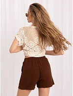 Szorty MI SN model 22224907 brązowy - FPrice Szorty MI SN model 22224907 brązowy - FPrice
