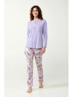 Bavlnené pyžamo Lavender Sweet 21300 - Vamp