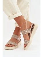 Model topánok na klinoch 225204 Krok v štýle