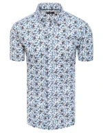 Pánské bílé tričko s krátkým rukávem Dstreet model 21969080 - FashionStreet Pánské bílé tričko s krátkým rukávem Dstreet model 21969080 - FashionStreet