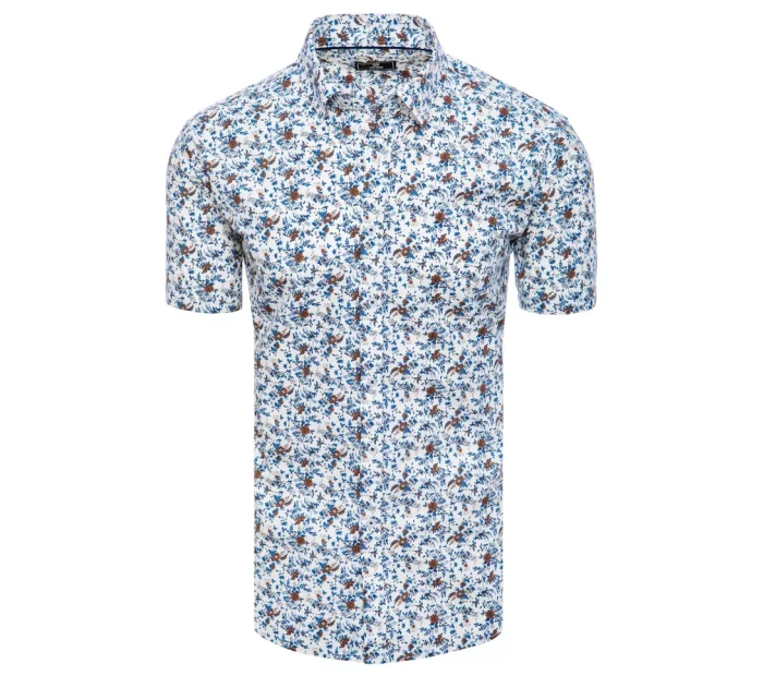 Pánské bílé tričko s krátkým rukávem Dstreet model 21969080 - FashionStreet Pánské bílé tričko s krátkým rukávem Dstreet model 21969080 - FashionStreet