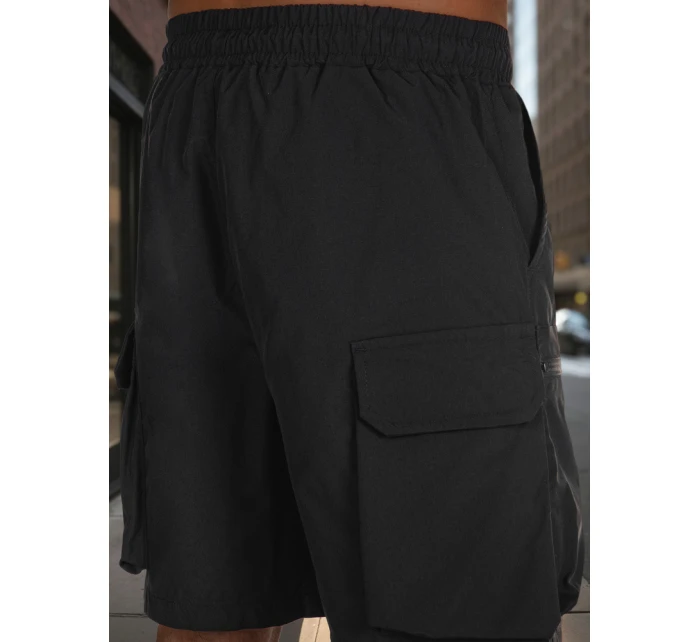 Pánske textilné bojové šortky čierne FashionStreet SX2506