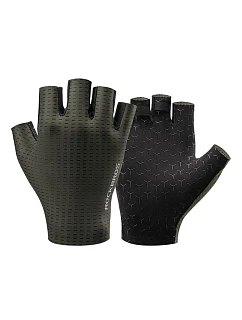 Rockbros priedušné cyklistické rukavice, krátke prsty, veľkosť: L - zelené