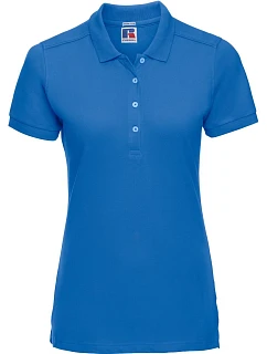Dámské elastické piqué polo 10. azure blue model 22473841 - Russell Athletic