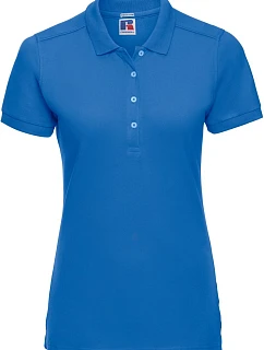Dámské elastické piqué polo 10. azure blue model 22473841 - Russell Athletic