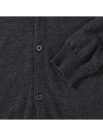Pánský pletený cardigan s výstřihem do V 11. charcoal marl model 22476190 - Russell Athletic Pánský pletený cardigan s výstřihem do V 11. charcoal marl model 22476190 - Russell Athletic