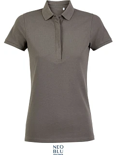 Women Dámské piqué polo soft grey model 22500606 - NEOBLU
