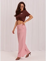 Spodnie MO SP model 22272259 ciemny różowy - FPrice Spodnie MO SP model 22272259 ciemny różowy - FPrice