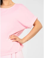 Bluzka RV BZ model 22011451 jasny różowy - FPrice Bluzka RV BZ model 22011451 jasny różowy - FPrice