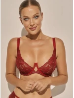 Mäkká podprsenka Kinga SC-1148 Cherry
