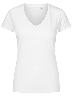 Dámské tričko X.O s výstřihem do V 40. white model 22515355 - Promodoro