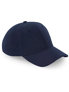 Beechfield B 677 6-panelová čiapka s kšiltom „Jersey Athleisure“ 53.0677 francúzska námornícka modrá