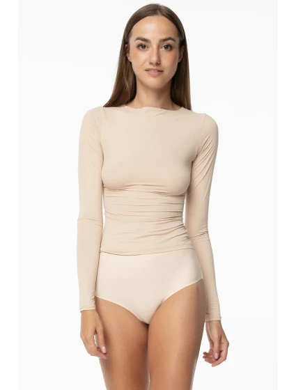 Julimex Simple Longsleeve farba:béžová Julimex Simple Longsleeve farba:béžová