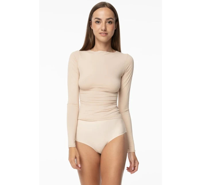 Julimex Simple Longsleeve farba:béžová Julimex Simple Longsleeve farba:béžová