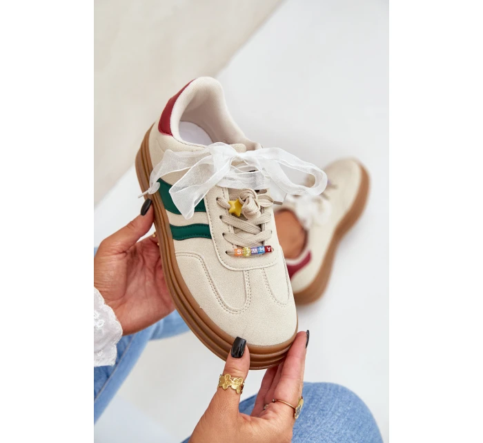 Dámské Tenisky S Béžové model 21682934 - Boto