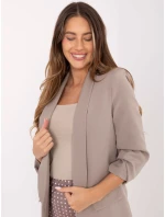 Marynarka IT MA model 21480431 ciemny bezowy - FPrice Marynarka IT MA model 21480431 ciemny bezowy - FPrice