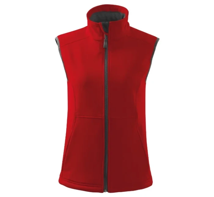 Vision softshellová vesta pre ženy červená
