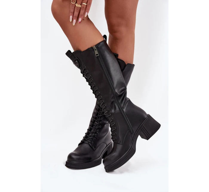 Topánky na podpätku model 217765 Krok vo veľkom štýle