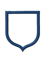 rám pre výšivku monogramu erbu jednoduchý