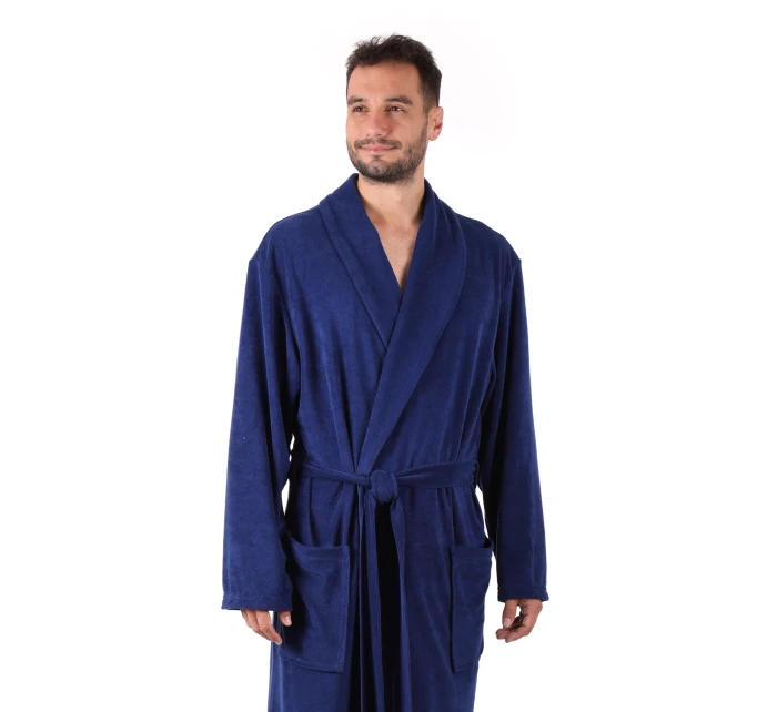 Bari pánský župan model 21751475 tmavě modrá - Vestis Bari pánský župan model 21751475 tmavě modrá - Vestis