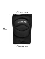 Volejbalové chrániče kolien Meteor S čierne Volejbalové chrániče kolien Meteor S čierne