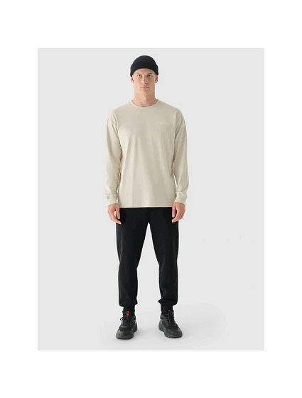 Pánské tričko oversize s potiskem a dlouhým rukávem model 21893087 - 4F