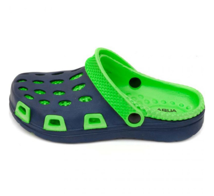 Detské ponožky Aqua-speed Silvi JR farba 48 zeleno-modrá