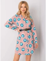 Šaty DHJ SK 12765.11 svetlo ružová