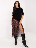 Spódnica MI SD model 21749932 camelowy - FPrice