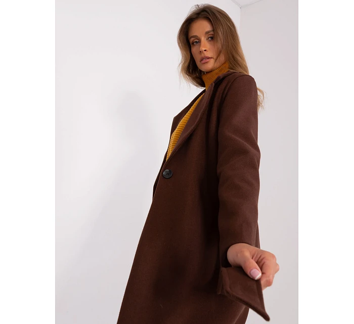 Kabát TW SK BI 5312 1.31 tmavohnedý