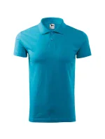 Single J. pánske polo tričko tyrkysové