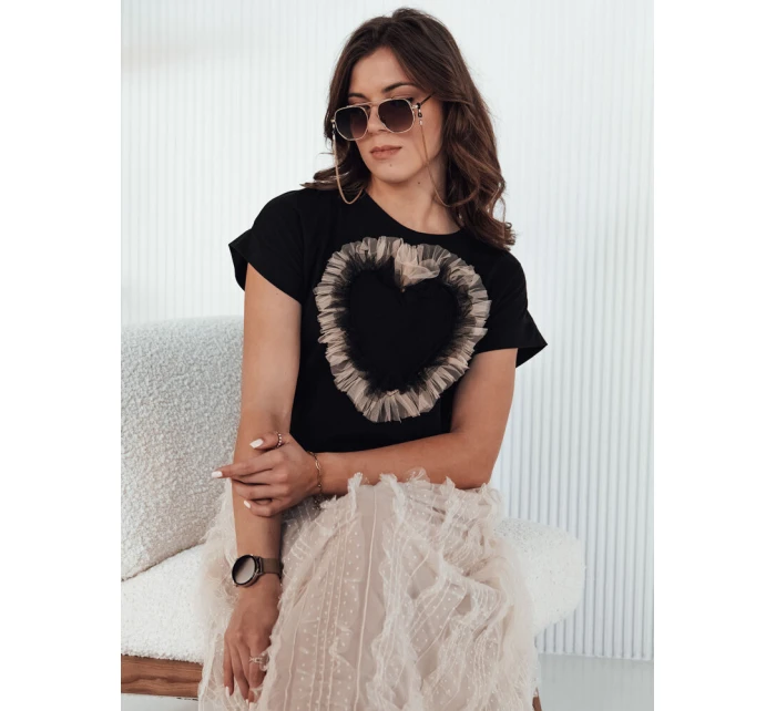 Dámske tričko TICKER čierne FashionStreet RY2344