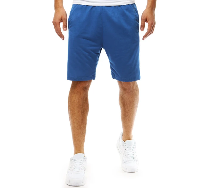 Pánske krátke teplákové šortky modré FashionStreet SX2391