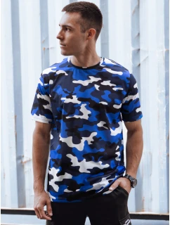 Pánské modré moro tričko Dstreet model 21978147 - FashionStreet