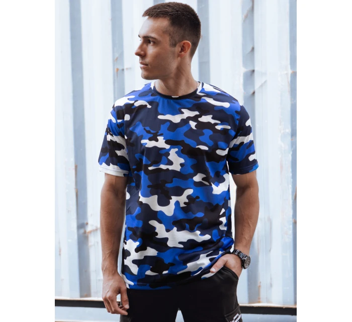 Pánské modré moro tričko Dstreet model 21978147 - FashionStreet Pánské modré moro tričko Dstreet model 21978147 - FashionStreet